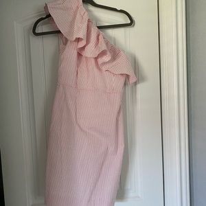 J. Crew One-Shoulder Ruffle Dress - Size 6
